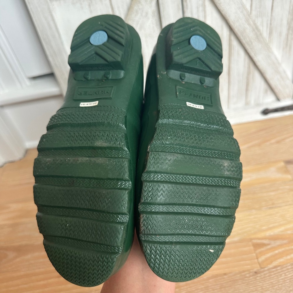 Hunter Womens Original Tall Rain Boot Gloss Green 8 - Picture 8 of 8